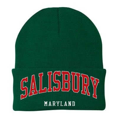 Salisbury Maryland College University Style Knit Cap Winter Beanie