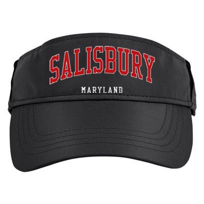 Salisbury Maryland College University Style Adult Drive Performance Visor