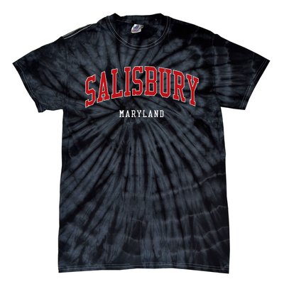 Salisbury Maryland College University Style Tie-Dye T-Shirt