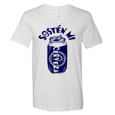 Sosten Mi Cerveza Hold My Beer V-Neck T-Shirt