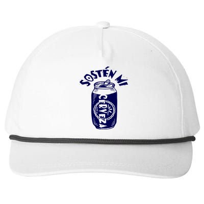 Sosten Mi Cerveza Hold My Beer Snapback Five-Panel Rope Hat