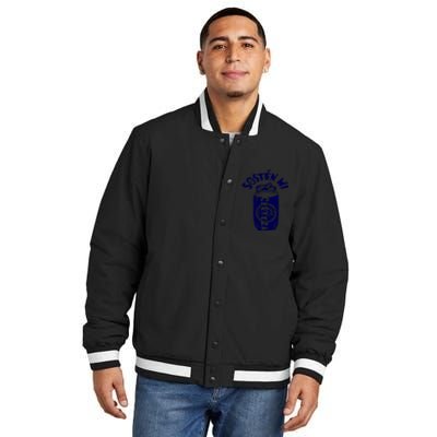 Sosten Mi Cerveza Hold My Beer Insulated Varsity Jacket