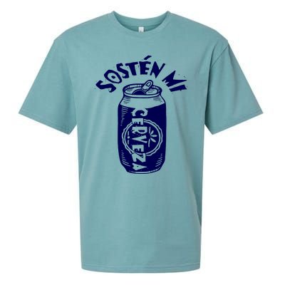 Sosten Mi Cerveza Hold My Beer Sueded Cloud Jersey T-Shirt