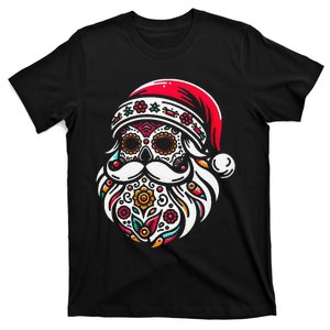 Santa Mexico Calavera Christmas Gift T-Shirt