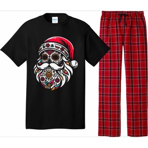 Santa Mexico Calavera Christmas Gift Pajama Set