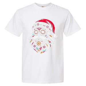 Santa Mexico Calavera Christmas Gift Garment-Dyed Heavyweight T-Shirt