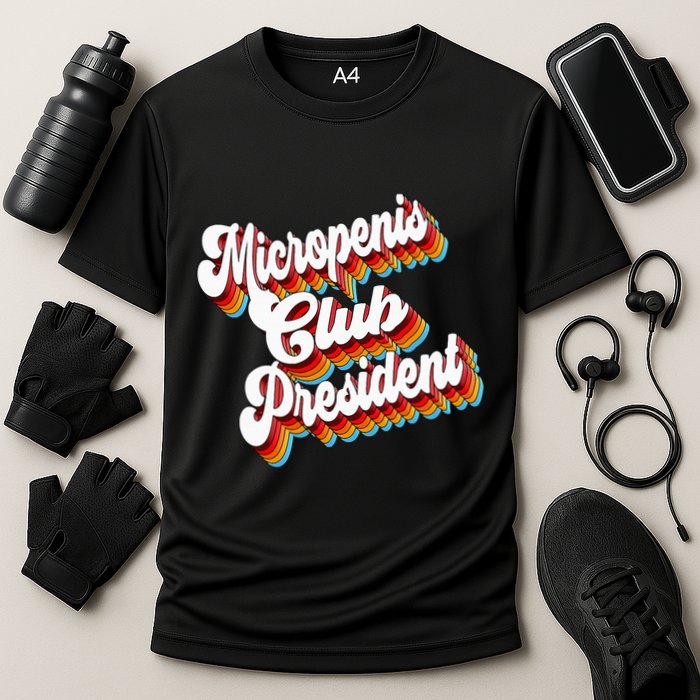Sarcastic Micropenis Club President Cooling Performance Crew T-Shirt