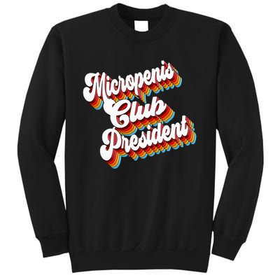 Sarcastic Micropenis Club President Sweatshirt