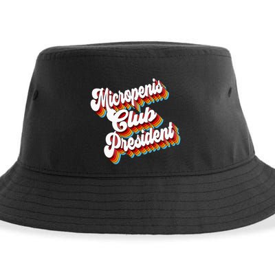Sarcastic Micropenis Club President Sustainable Bucket Hat