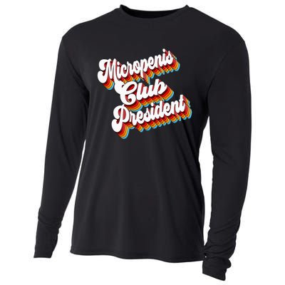 Sarcastic Micropenis Club President Cooling Performance Long Sleeve Crew