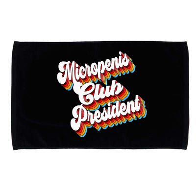 Sarcastic Micropenis Club President Microfiber Hand Towel