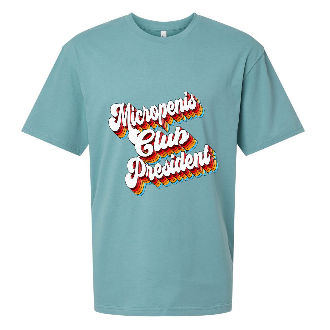 Sarcastic Micropenis Club President Sueded Cloud Jersey T-Shirt