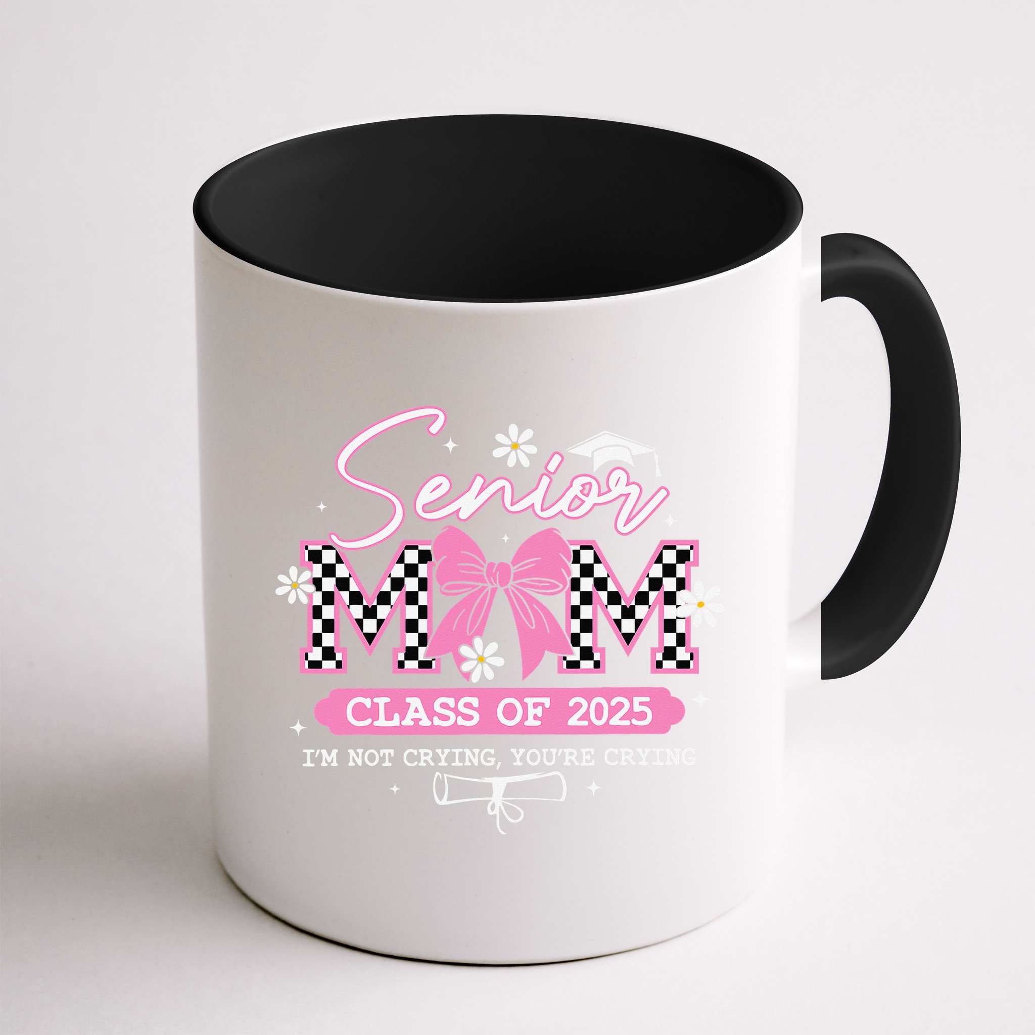 Senior Mom Class Of 2025 Senior 2025 Coquette Bow Mug