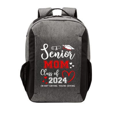Senior Mom Class Of 2024 Im Not Crying Graduate School Vector Backpack