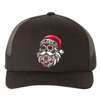 Santa Mexico Calavera Christmas Yupoong Adult 5-Panel Trucker Hat