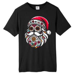 Santa Mexico Calavera Christmas Tall Fusion ChromaSoft Performance T-Shirt