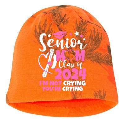 Senior Mom Class Of 2024 24 Graduate Graduation 24 Gift Kati - Camo Knit Beanie