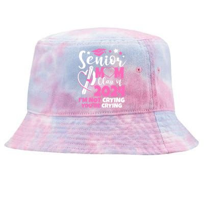 Senior Mom Class Of 2024 24 Graduate Graduation 24 Gift Tie-Dyed Bucket Hat