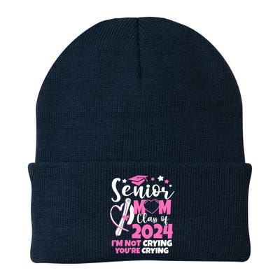 Senior Mom Class Of 2024 24 Graduate Graduation 24 Gift Knit Cap Winter Beanie