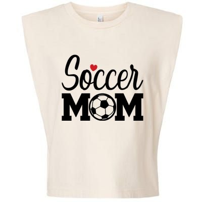 Soccer Mom Cute Mom Life Soccer Game Day Cheer Mom Gift Garment-Dyed Women's Muscle Tee