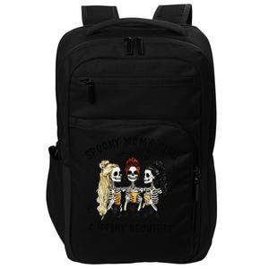 Spooky Mom_s Club Caffine Required Coffee Witch Halloween Impact Tech Backpack