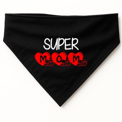 Super Mum Cute Mothers Day Lovely USA-Made Doggie Bandana