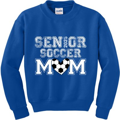 Senior Mom Class Of 2025 Soccer Mom Graduation 2025 Gift Kids Sweatshirt