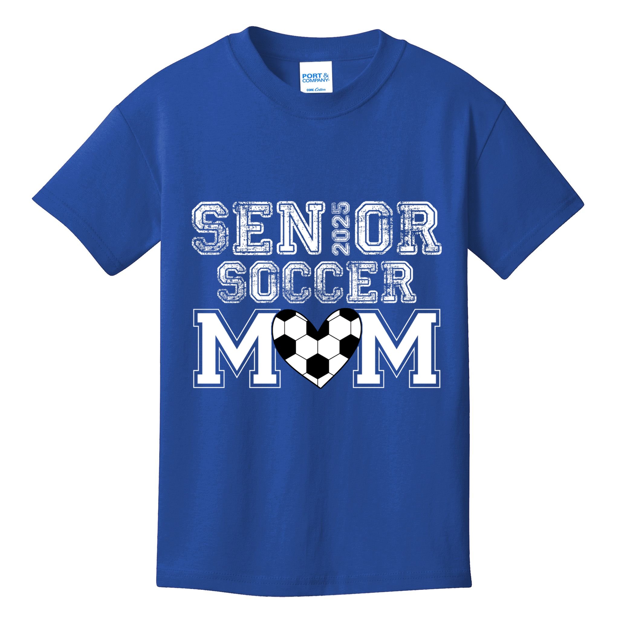 Senior Mom Class Of 2025 Soccer Mom Graduation 2025 Gift Kids T-Shirt