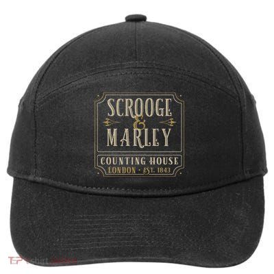 Scrooge & Marley Counting House London Established 1843 7-Panel Snapback Hat