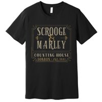 Scrooge & Marley Counting House London Established 1843 Premium T-Shirt