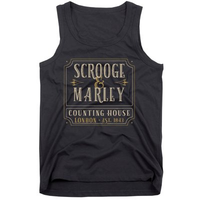 Scrooge & Marley Counting House London Established 1843 Tank Top