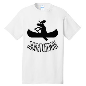 Saskatchewan Moose Canoe Tall T-Shirt