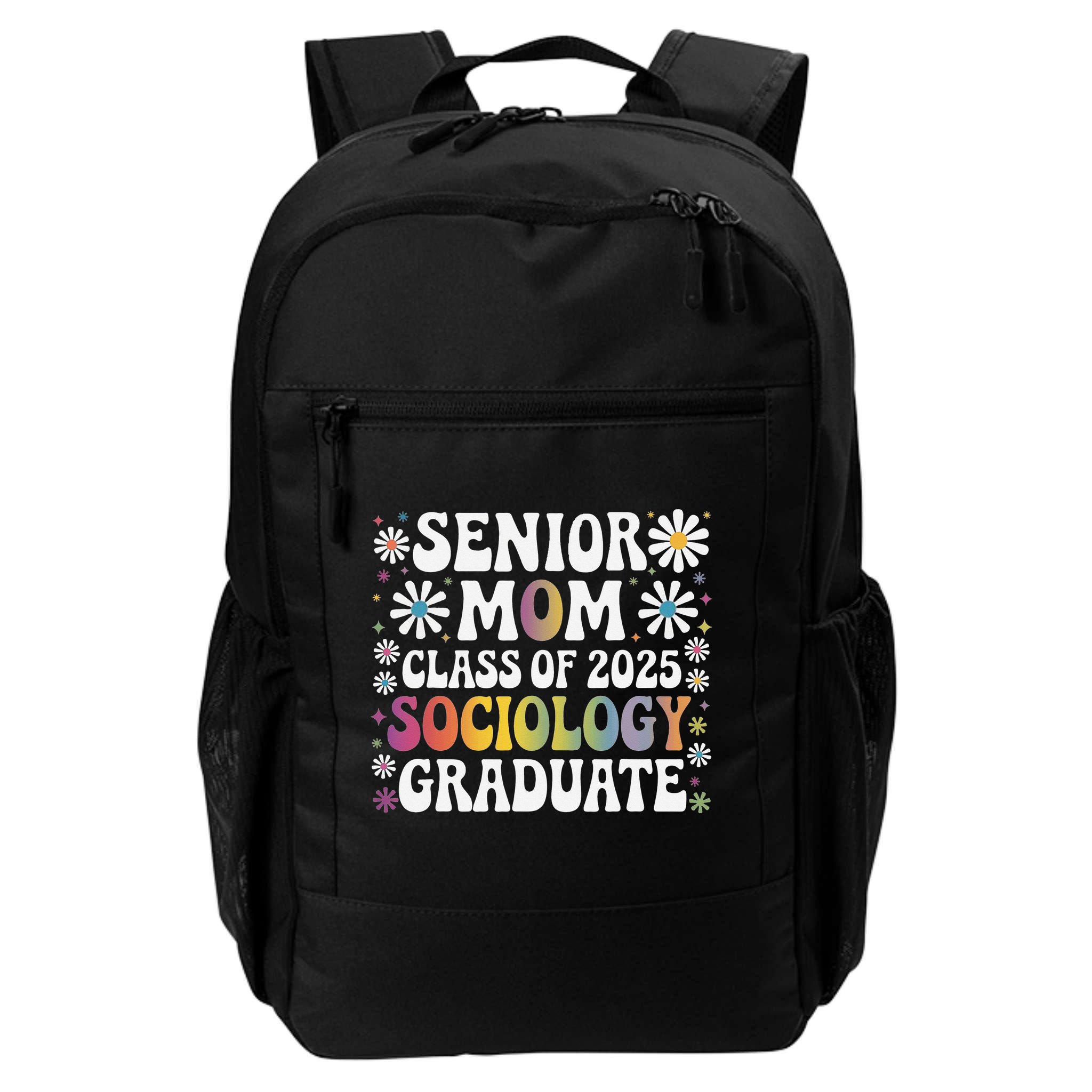 Senior Mom Class Of 2025 Sociology Graduate 25 Graduation Backpack