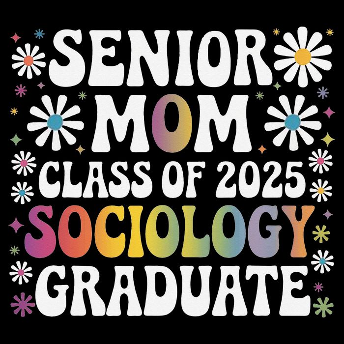 Senior Mom Class Of 2025 Sociology Graduate 25 Graduation Zip Tote Bag