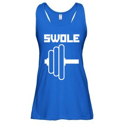 Swole Mates Cute Workout Couples Valentines Day Gym Fitness Gift Ladies Essential Flowy Tank