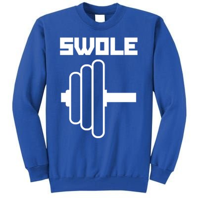 Swole Mates Cute Workout Couples Valentines Day Gym Fitness Gift Tall Sweatshirt