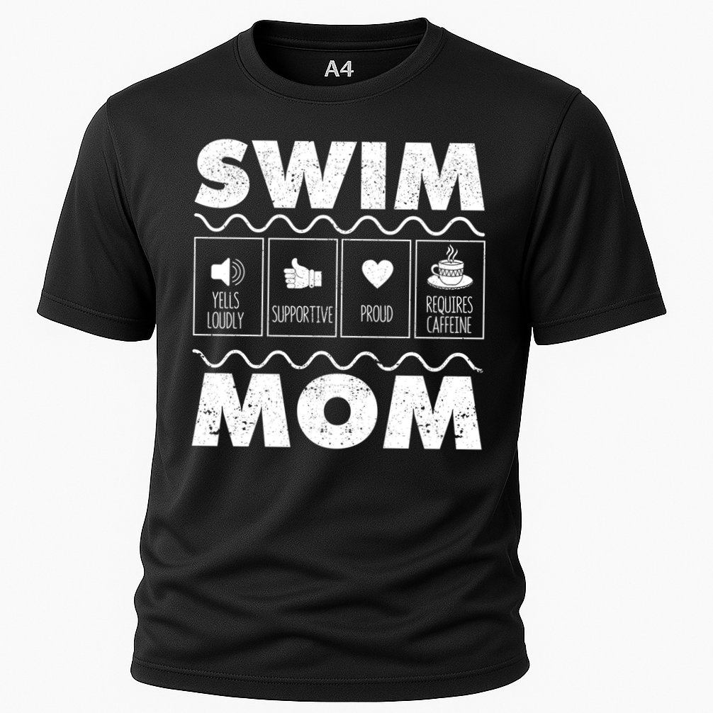 Swim Mom Contents Funny Swimming Mum Swimmer MotherS Day Great Gift Performance Shirt