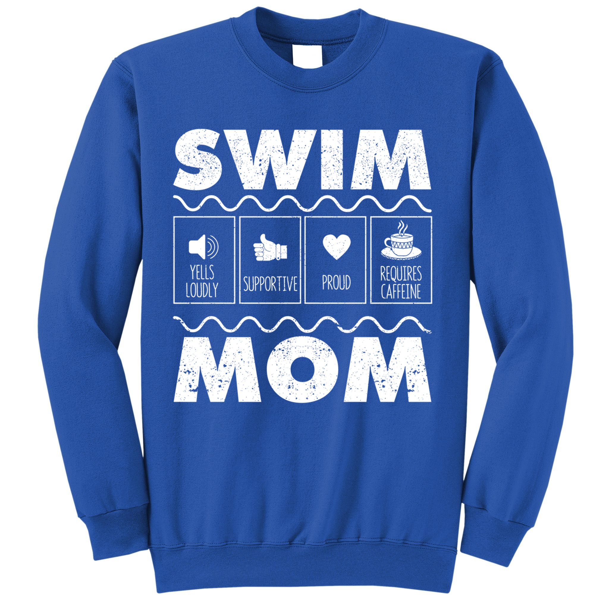 Swim Mom Contents Funny Swimming Mum Swimmer MotherS Day Great Gift Sweatshirt