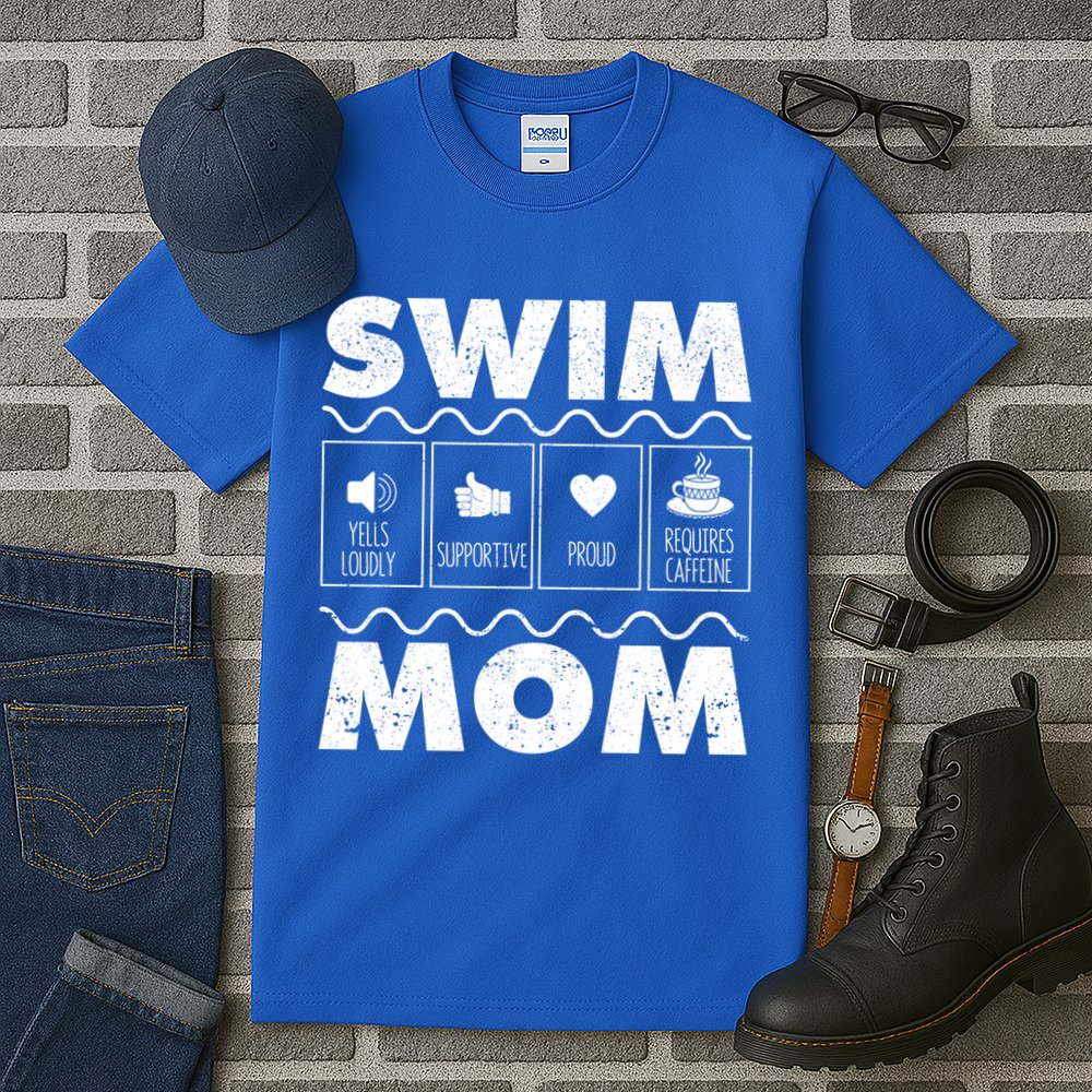 Swim Mom Contents Funny Swimming Mum Swimmer MotherS Day Great Gift Tall T-Shirt