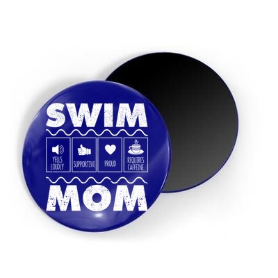 Swim Mom Contents Funny Swimming Mum Swimmer MotherS Day Great Gift Magnet