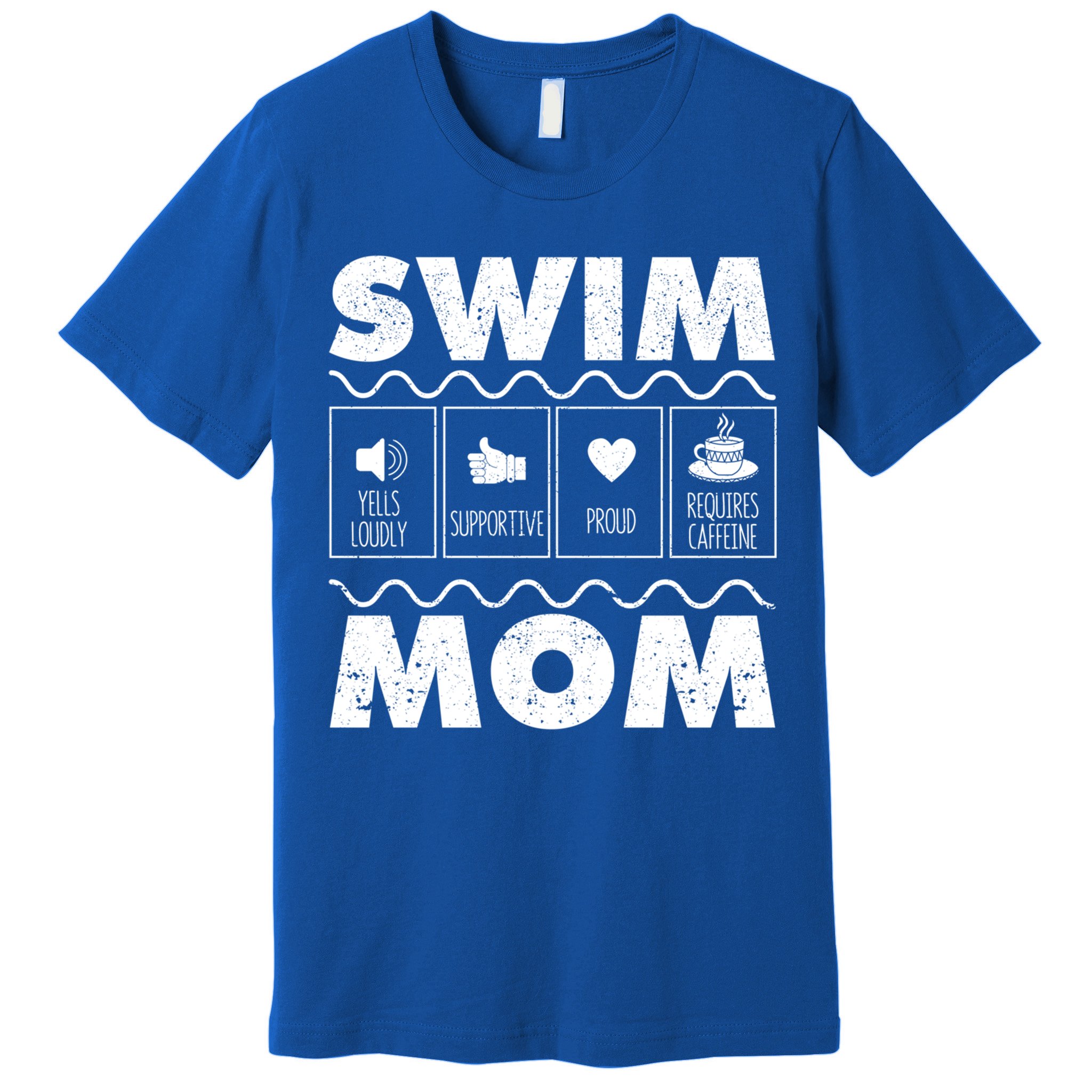 Swim Mom Contents Funny Swimming Mum Swimmer MotherS Day Great Gift Premium T-Shirt