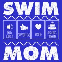 Swim Mom Contents Funny Swimming Mum Swimmer MotherS Day Great Gift Premium T-Shirt