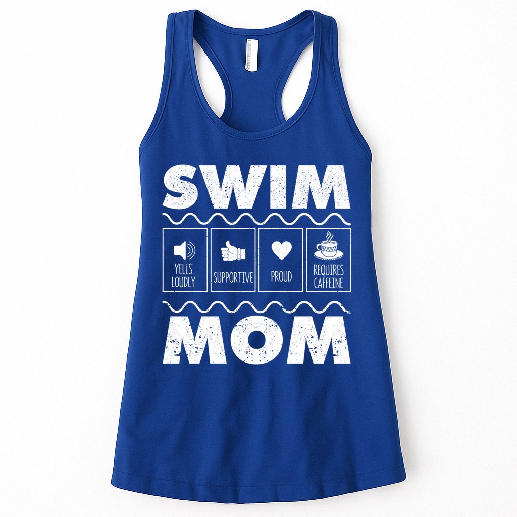 Swim Mom Contents Funny Swimming Mum Swimmer MotherS Day Great Gift Womens Tank Top