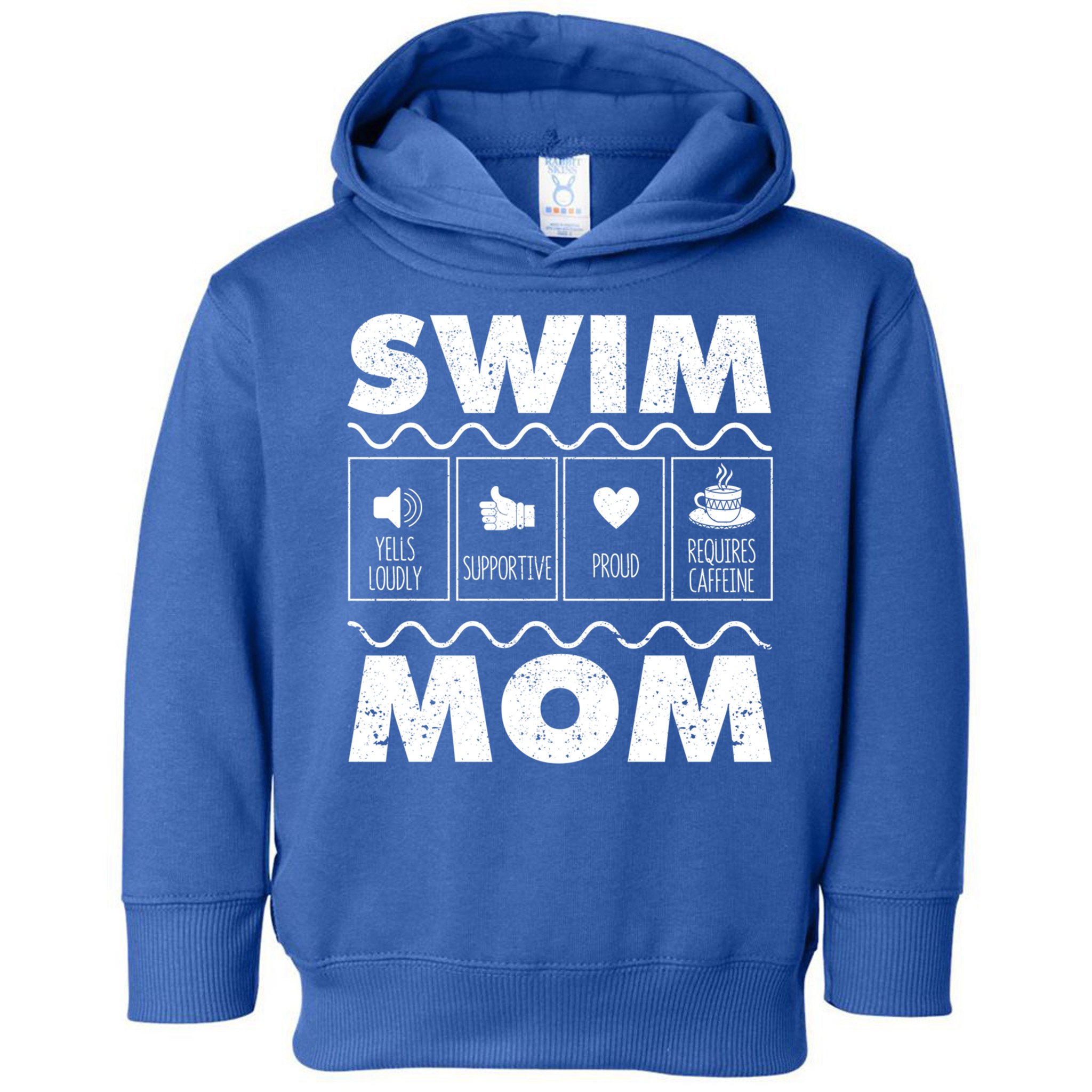 Swim Mom Contents Funny Swimming Mum Swimmer MotherS Day Great Gift Toddler Hoodie