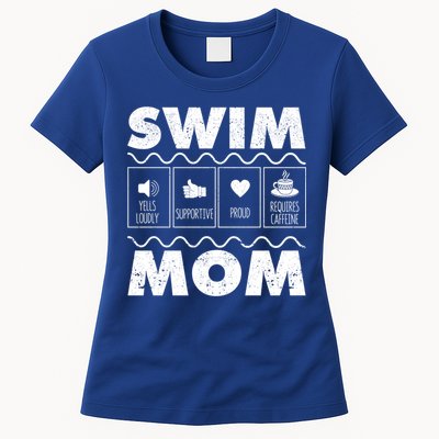 Swim Mom Contents Funny Swimming Mum Swimmer MotherS Day Great Gift Womens T-Shirt