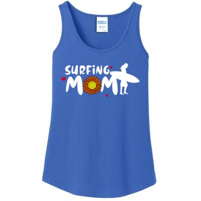 Surfing Mom Cute Surfing Cute Gift Ladies Essential Tank