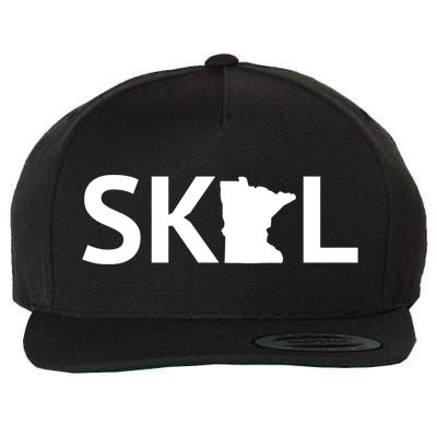 Skol Minnesota Cool Gift Let's Go Mn Hooded Great Gift Wool Snapback Cap
