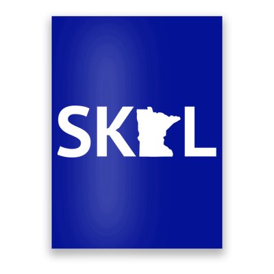 Skol Minnesota Cool Gift Let's Go Mn Hooded Great Gift Poster