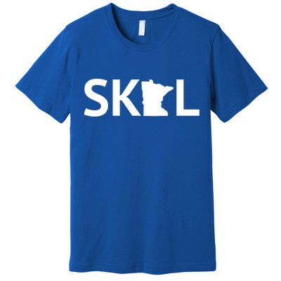 Skol Minnesota Cool Gift Let's Go Mn Hooded Great Gift Premium T-Shirt