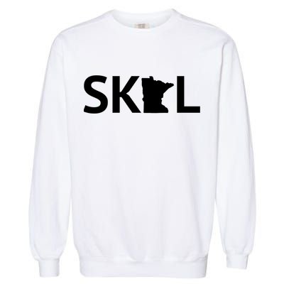 Skol Minnesota Cool Gift Let's Go Mn Hooded Great Gift Garment-Dyed Sweatshirt